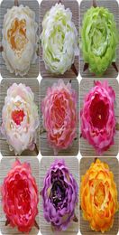 30pcs Silk Spring Peony Flower Head Dia 12cm472quot Artificial Camellia Peonia for DIY Bridal Bouquet Wrist Flower Accessorie4370537
