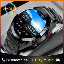 Watches 2022 HD 454*454 Screen Watch Weather Display Smart Watch Display The Time Bluetooth Call Local Music Smartwatch For Mens Android