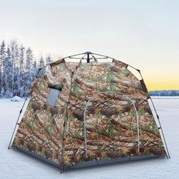 Tents And Shelters Heighten 1.7m Thick Filling Cotton Layer Ice Fishing Tent Professional Keep Warm Winter Hydraulic Automatic Outdoor