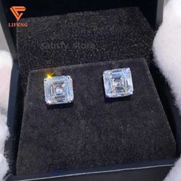 Factory Price New Korean Classic Hip Hop Fashion Jewellery Ice Out VVS Moissanite Diamond Earring For Women And Men