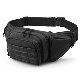 UACTICAL Waist Bag Gun Holster Fanny Pack Sling Shoulder Bag Outdoor Chest Assult Pack Concealed Pistol Carry Holster 220607 253m