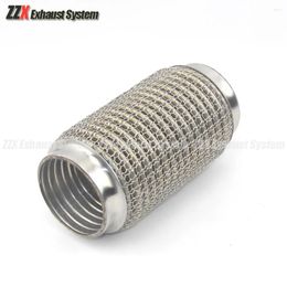 65mm Exhaust Pipe Head Segment Stainless Steel Hose Universal Welded Muffler Bellows Auto Parts