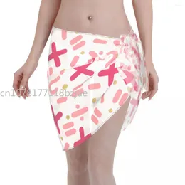 Women Chiffon Swimwear Pareo Scarf Equations Beach Wrap Kaftan Sarong Skirts Transparent Dress Swimsuits Bikini Cover-Ups