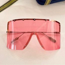 Sunglasses 2024 Fashion Oversized Women Brand Designer Plastic Large Frame Gradually Shaded Mirror UV400
