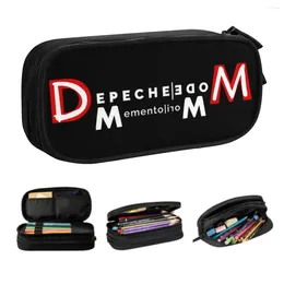 Customized Depeche Cool Mode Kawaii Pencil Case Girl Boy Large Capacity Music Bag School Accessories