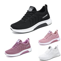 Free Shipping Men Women Running Shoes Breathable Anti-Resistant Flat Soft Comfort Black Pink White Purple Mens Trainers Sport Sneakers GAI