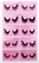 Whole Custom eyelash Packaging box dramatic 5d 25mm lashes Natural Mink eyelashes Vendor mink lashes3d whole vendor 25mm e2362811