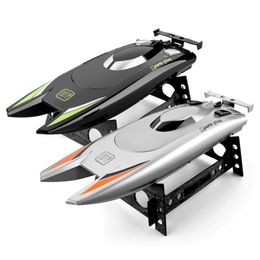 30KM H Electric RC Boat High Speed Radio Remote Controlled Speedboat Racing Ship Steerable Boats Kids Adults RC Toy 201204 2259