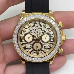 Designer Watch reloj watches AAA Mechanical Watch Laojia leopard print six-pin tongna automatic mechanical watch wrist watch dl02 machine mens watch