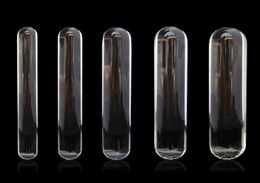 Cylinder Glass Dildo Big Huge Large Glase Penis Crystal Anal Plug Women Sex Toys For Women G Spot Stimulator Pleasure Wand SH1907302215880