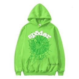 Mens Hoodies Sweatshirts Green Young Thug Hoodie Men Women Angel Web Graphic Print Y2k Pullover 230525 MGK6 MGK6