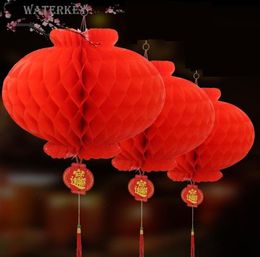 30cm Diameter Chinese paper lanterns Party supplies RedPendent Lanternfestival decorations laterns party supplies Chinese lant3047589