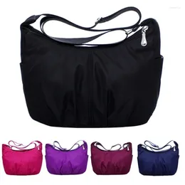 Bag 2024 High Quality Waterproof Nylon Hobo Messenger Bags Women Crossbody Shoulder Ladies Handbags Women's