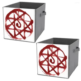 Storage Bags Tank Fullmetal Alchemist Blood Seal Classic Organiser Division Novelty Folding Box Lifting Hand Portable Stored