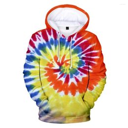 Men's Hoodies Fashion 3d Tie-dye Men Women High Quality Printing Print Autumn Boys Girls Colourful Pullover And Sweater