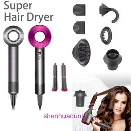 Hair Dryers Negative Ionic Professional Salon Blow Powerful Travel Homeuse Cold Wind 221018 Y4A0