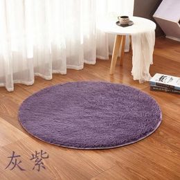Carpets Circular Living Room Chair Mat Yoga Can Be Floor Computer Washed Blue