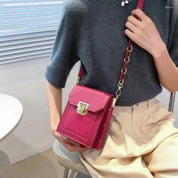 Shoulder Bags Mobile Phone Small Square Bag Female 2024 Fashion Chain Western Style Messenger Tide Wild