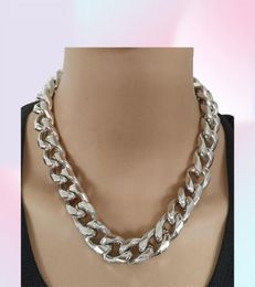 Chains Statement Necklace Gothic Chunky Chain Choker Punk Rock Necklaces Goth Vintage Collier Men Women Jewelry21862028114