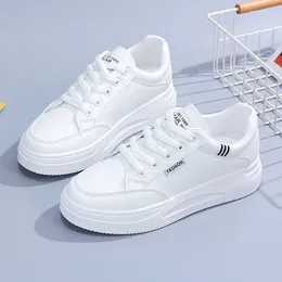 Casual Shoes YeddaMavis White Women Fashion Woman Sneakers Vulcanized Lace-up Comfortable Zapatos De Mujer