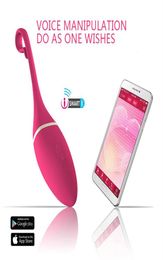 NEW Vibrator massager Vibrating egg Magic Gspot Vibrator clitoral stimulation wireless APP Control smart phone egg for Women8549513