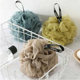 Bath Tools Accessories 1 piece of soft mesh bath sponge ball cleaning brush shower puff body cleaner exfoliating detergent flower accessories Q240430