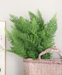 Persian fern Artificial plants flores artificiales Plastic fake Flowers grass home wedding decoration plante artificielle7130339