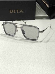 2024 Dita Square Womens Men Sunglasses Fashion Designer Shades Golden Frame Style Sun Glasses Mens Uv400 Gradient SunglassZQPI