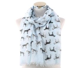 2020 New Dalmatian Print Scarves Shawls Wrap Women Soft Animal Dog Pattern Fringe Scarf Hijab 4 Colour 1569112