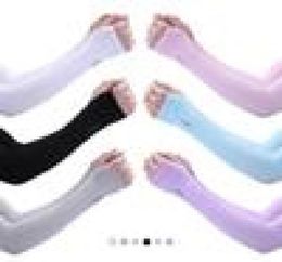 5 Pairs Per Lot Outdoor Sun Block Arm Sleeves Anti UV Protection Cycling Arm Sleeves Driving Arm Warmer Cooling Sleeves2480800