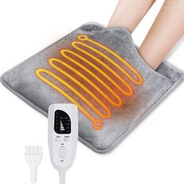 Carpets Electric Heated Foot Warmers For Men And Women Flannel Heating Pad With Fast Feet Warmer Auto Off Full Body Use