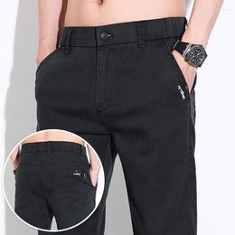 Men's Pants 2024 Design Mens Casual Trousers Korea Style Business Slim Fit Long Straight Stretch Comfortable High Quality