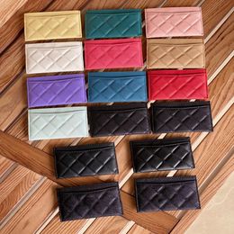 Brand Luxury Designer Fashion High Quality Ladies Shoulder Bag Flip Clutch Caviar Lambskin Wallet 008 266P