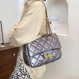 Bag Embroidered Thread Female 2024 Trendy Fashion Western Style All-match Chain Messenger Net Red Shoulder