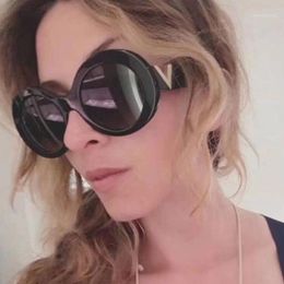 Sunglasses Curtain Brand Stylish Retro Oval Women Shades 2021 Mens Luxury Glasses Unisex1 258R
