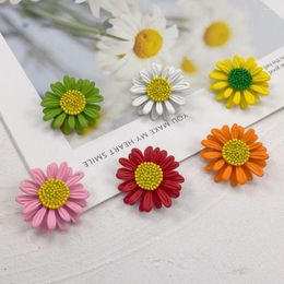 Brooches Elegant Daisy For Women Fashion Sunflower Metal Lapel Pins Bag Hat Skirt Collar Decor Accessories Brooch Pin Jewelry