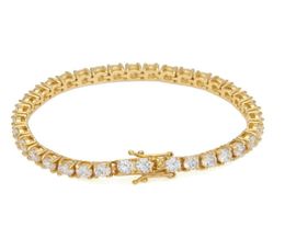 Hip hop classic bracelet Men039s and women039s tennis chain inlaid with diamonds shining Moissanite Diamond in small size Te6571305