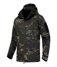 TAD Winter Thermal Fleece Army Camouflage Waterproof Jackets Men Tactical Military Warm Windproof Jackets Multicolor 5XL Coat C1008077793