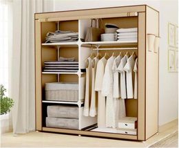 chinaguangdong YiCainianhua household simple wardrobe colthes wardrobe cabinet multifunctional Modern wardrobe steel pipe YCB5628 3938749