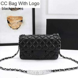 Chanellly CChanel Chanelllies High cc bag CC Classic Bag Other Bags Version 20cm Leather Shoulder Luxury Chain Crossbody Designer Handbag Fashion Buckle Messenger