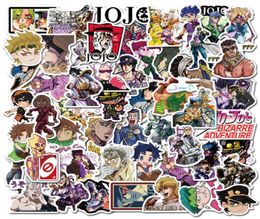 50PcsLot Jojos Bizzare Adventure Stickers For Motorcycle Car Luggage Laptop Bicycle Fridge Skateboard Anime Notebook DIY Decal St5513138