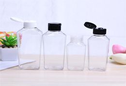 100ML 150ML 200ML 250ML X 24 Flip Cap Clear Bottle Empty Plastic Diamond Bottle PET Lotion Empty Bottles For Shampoo28044794697