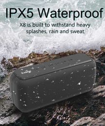 Portable Speakers XDOBO X8 60W Portable Wireless Speaker IPX5 Waterproof 6600mAh Suport TF/AUX TWS Boombox J240505