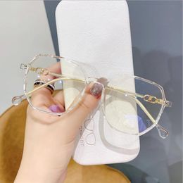 Sunglasses Fashion Square Frame Reading Glasses Men Women Oversized High-definition Presbyopia Eyeglasses Diopter 327h