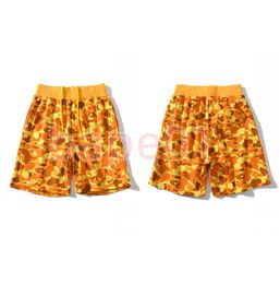 Mens Fashion Shorts Man Summer Orange Camouflage Printing Short Pants High Quality Beach Shorts Asian Size M2XL1586460