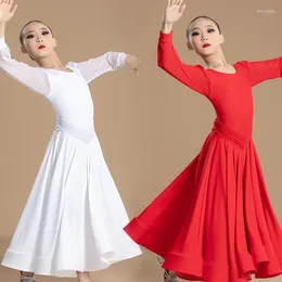 Stage Wear Fashion National Standard Ballroom Dance Costume Waltz Modern Dancing Clothes Girls Latin Professional Dresses XS7894