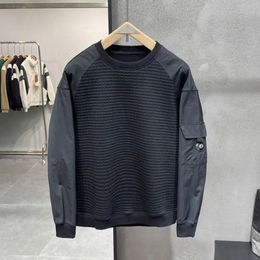 Mens Clothing Pullover Hoodieless Top Sweatshirts for Man Loose Black Novelty and Designer Luxury Harajuku Fashion 240423