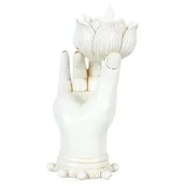 Candle Holders 1Set Hand Holder Lotus Candlestick Zen Style Stand Decor