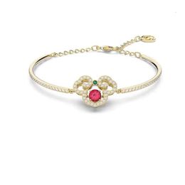 neckless for woman Swarovskis Jewelry Paired Persimmon Ruyi Beating Heart Bracelet Female Swallow Element Crystal Bracelet