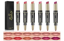 Lip Liner and Lipstick Makeup Set 2 in 1 Double Head Lipstick Waterproof Long Lasting Matte Lipgloss Gift for Daily Travel Parties1012718